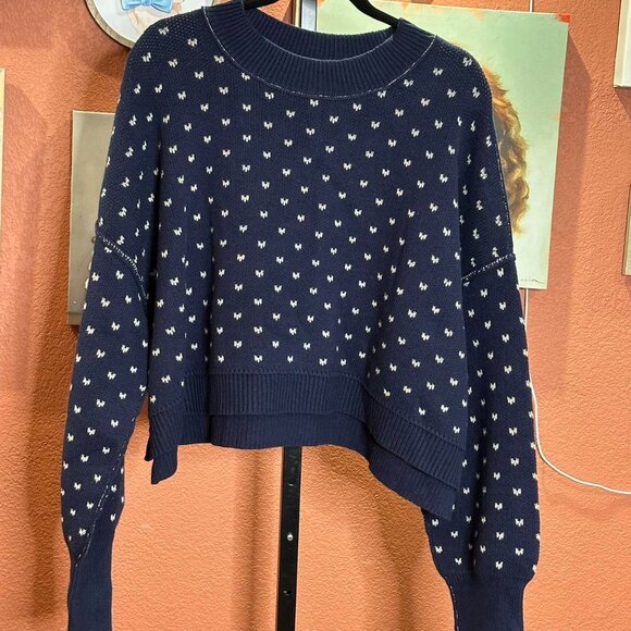 Free People Easy Street Cropped Sweater - Picture 2 of 4